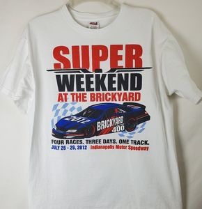 Anvil 💙 Men's T-Shirt. Large. 2012 Weekend at the Brickyard 400 Races⁹